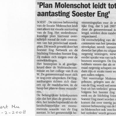 Vrienden nu akkoord met Molenschotplan