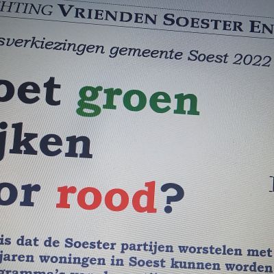 Cultuur-historische waarden belangrijk criterium